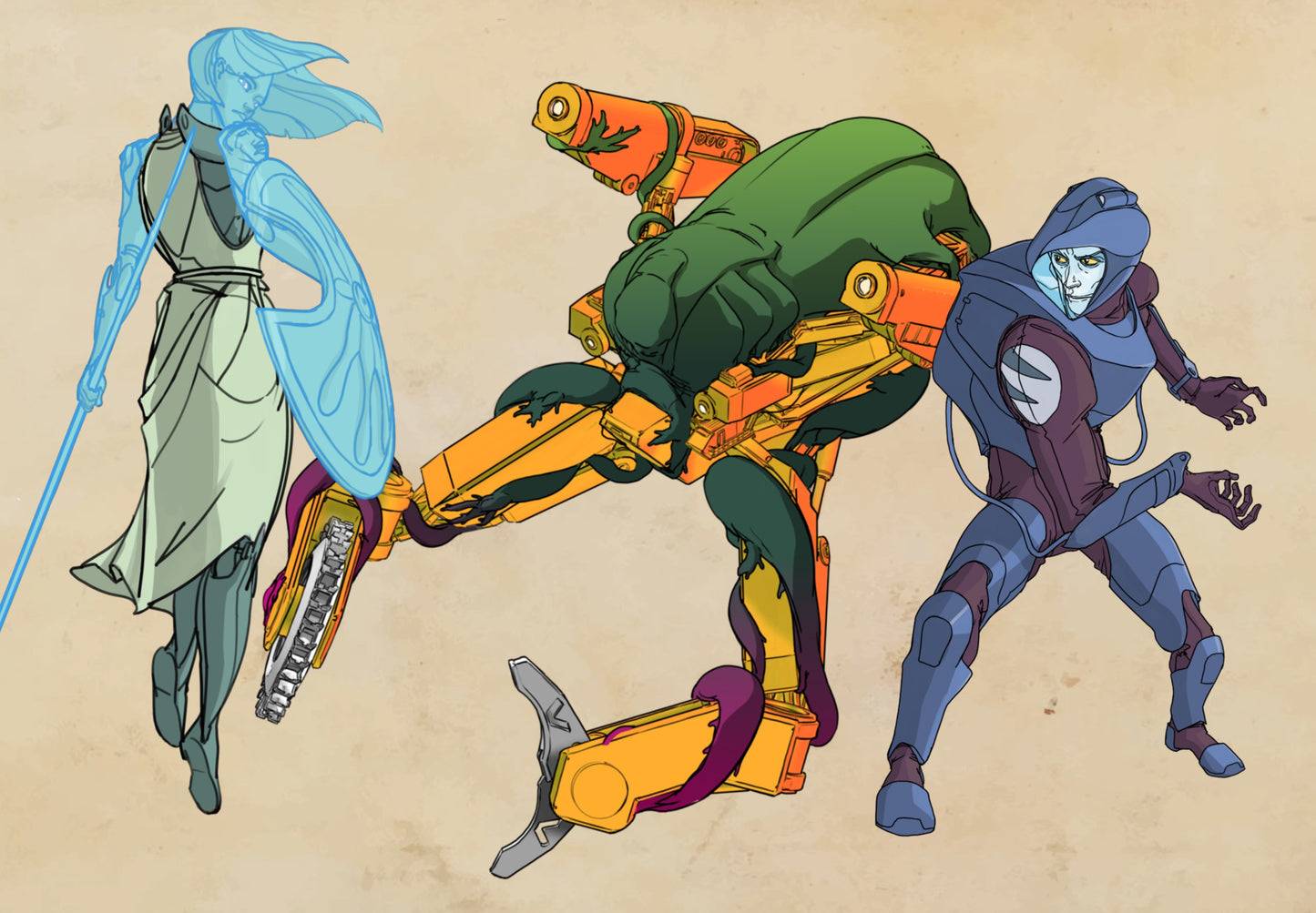 Argo-0 RPG sci-fi characters