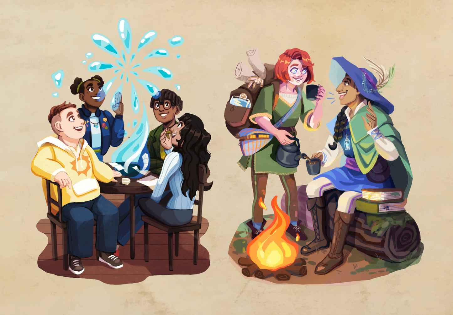 Inspirisles RPG characters