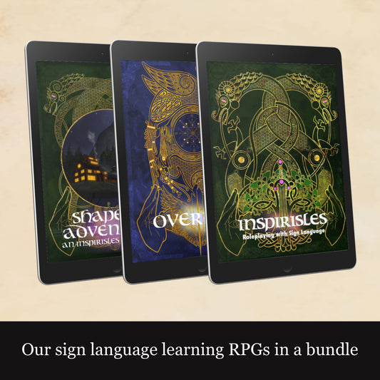 iPads with Celtic knot art displayed