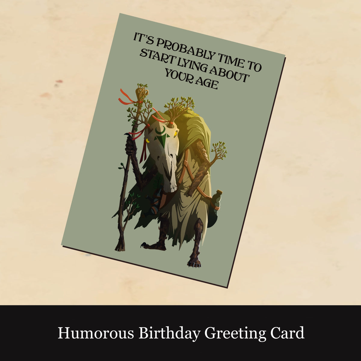 Humorous Birthday Greeting Card