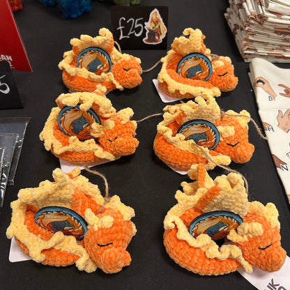 Crochet Dragon + Hatchlings Patch