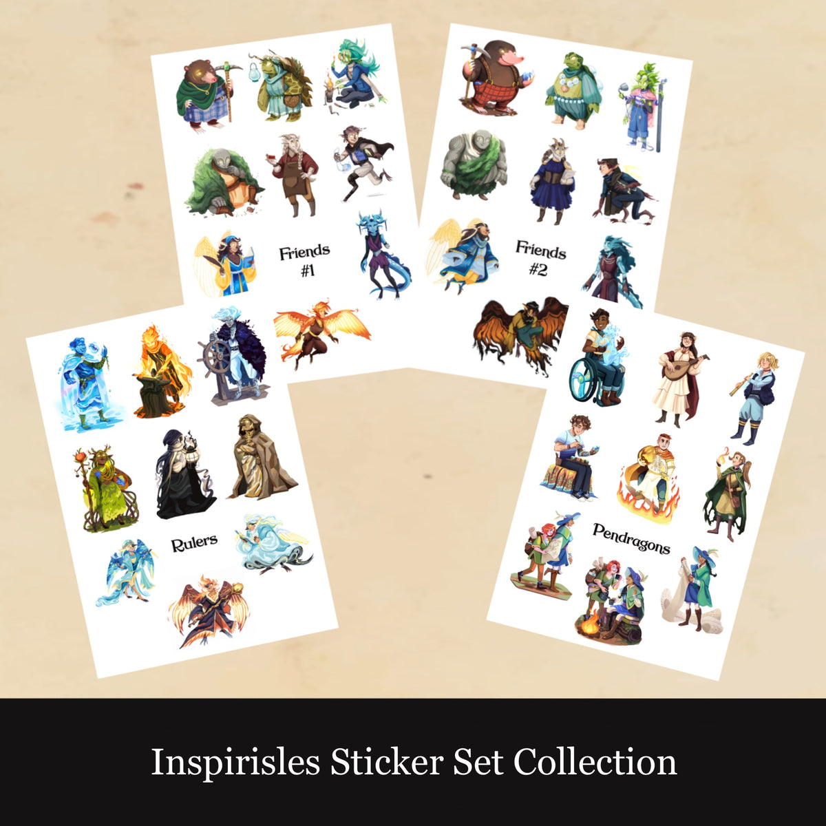 Isles Character Sticker Set Collection